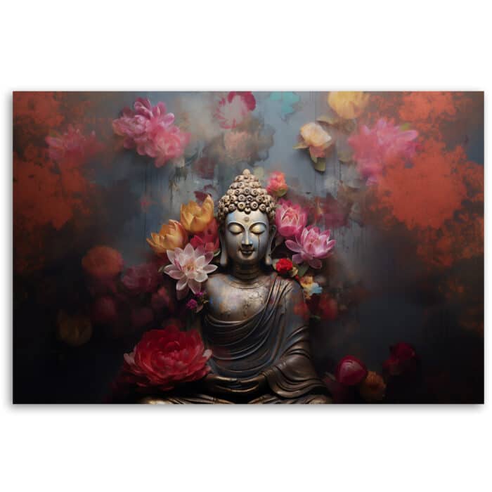 Obraz Deco Panel, Budda Kwiaty Zen Abstrakcja img_3
