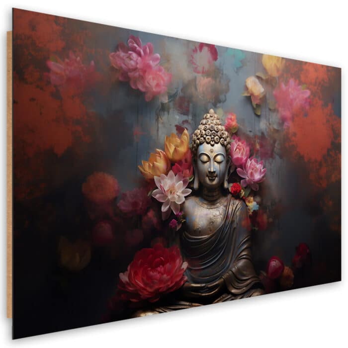 Obraz Deco Panel, Budda Kwiaty Zen Abstrakcja img_1