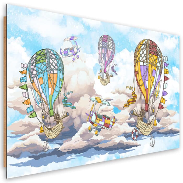 Obraz Deco Panel, Kolorowe balony powietrzne img_1