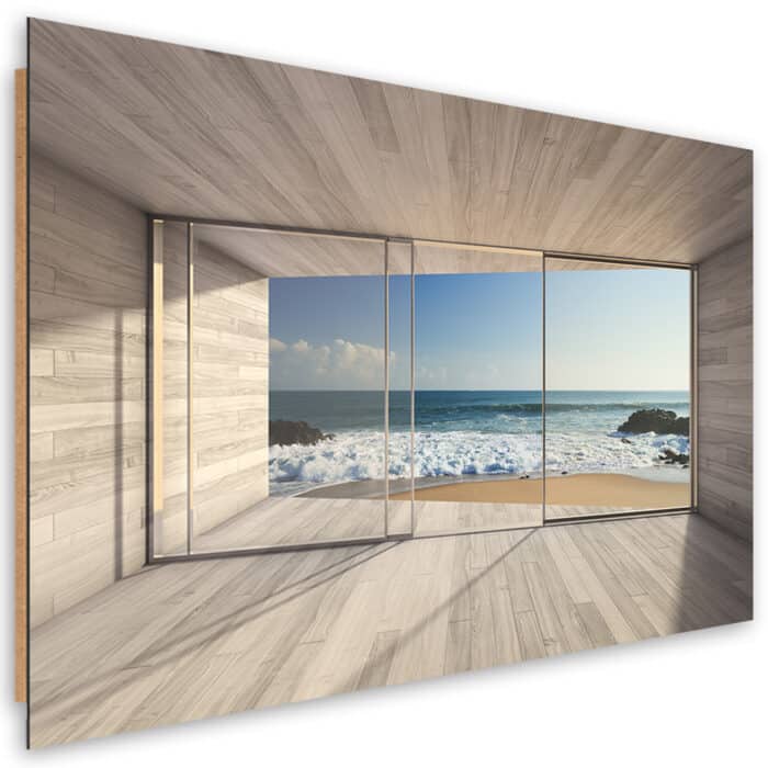 Obraz Deco Panel, Widok na morze z okna img_1