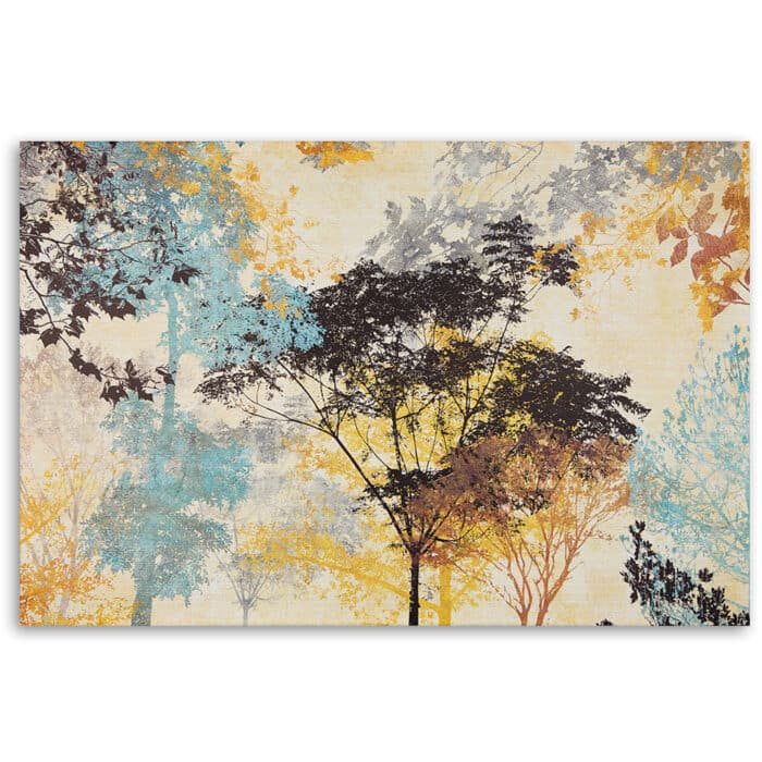 Obraz na płótnie, Kolorowe drzewa abstrakcja img_3