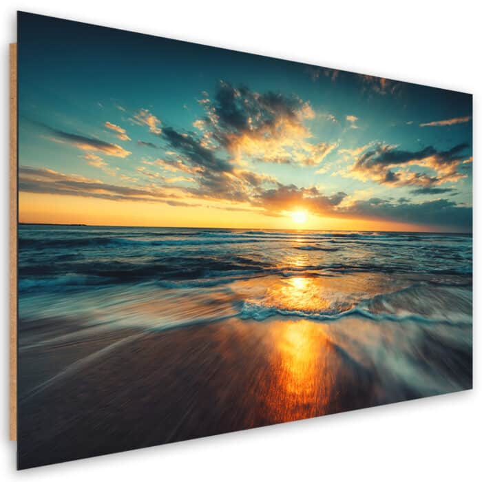 Obraz Deco Panel, Morze Zachód słońca Plaża img_1