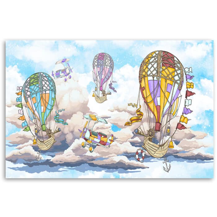 Obraz Deco Panel, Kolorowe balony powietrzne img_3