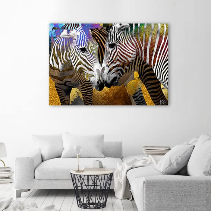 Obraz Deco Panel, Abstrakcyjne zebry zwierzęta img_2