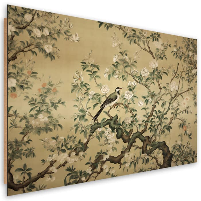 Obraz Deco Panel, Ptak Abstrakcja Chinoiserie img_1