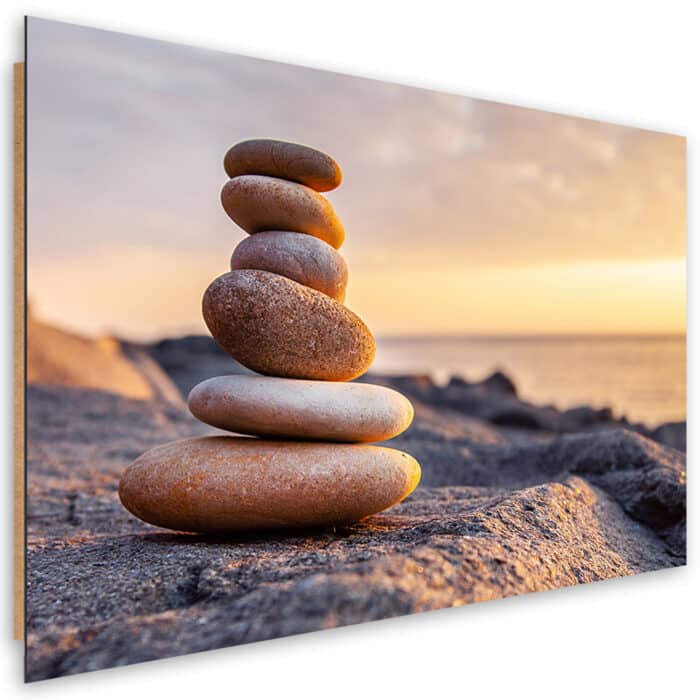 Obraz Deco Panel, Kamienie na plaży zen img_1