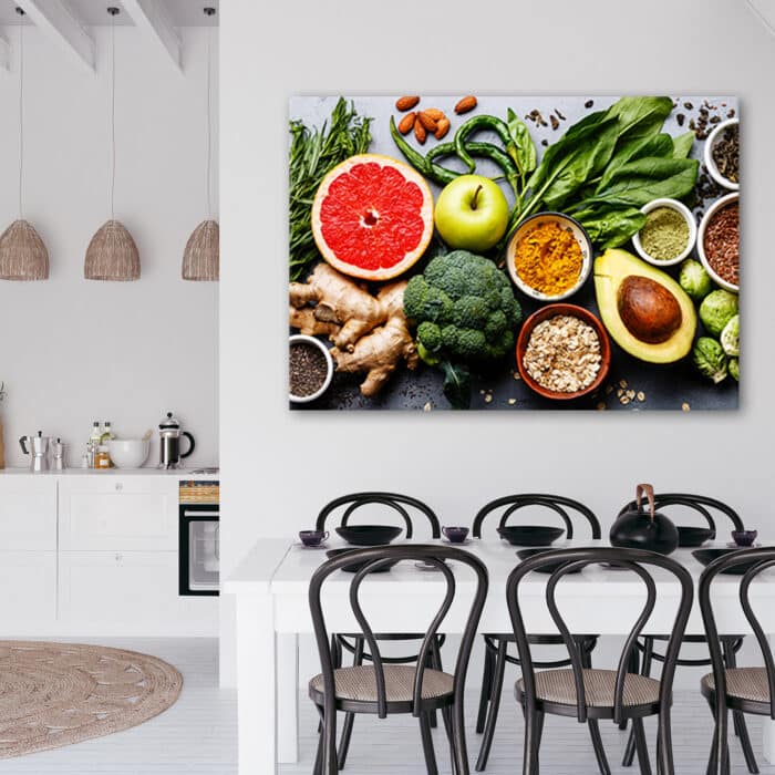 Obraz Deco Panel, Warzywa i owoce kompozycja img_2