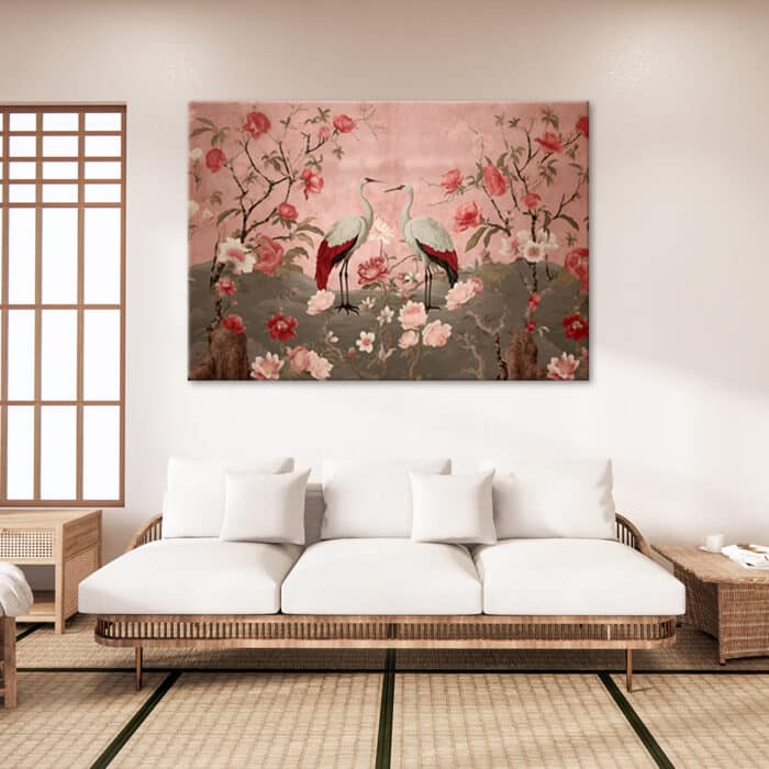 Obraz Deco Panel, Kwiaty i ptaki Chinoiserie img_2