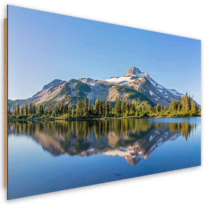 Obraz Deco Panel, Las Góry Jezioro krajobraz img_1