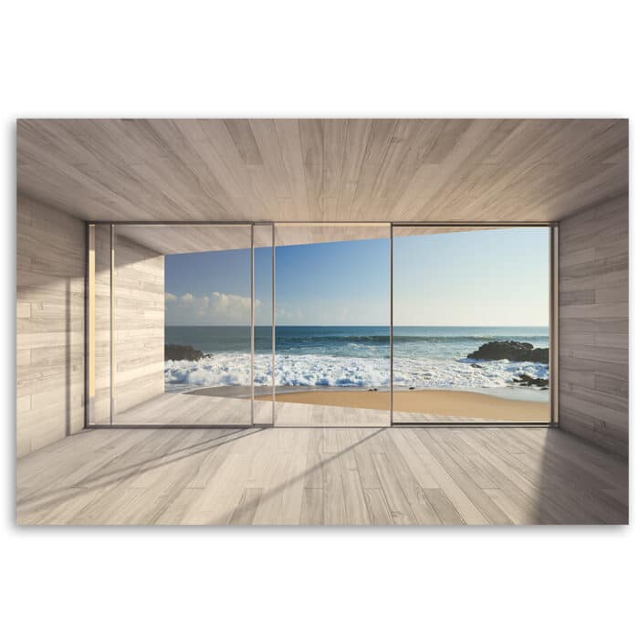 Obraz Deco Panel, Widok na morze z okna img_3