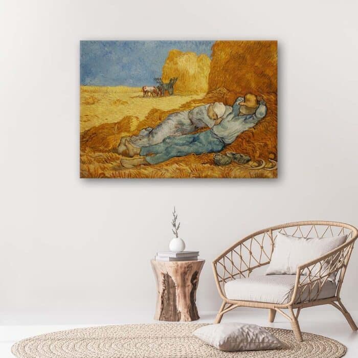 Obraz na płótnie, Siesta - V. van Gogh reprodukcja img_2