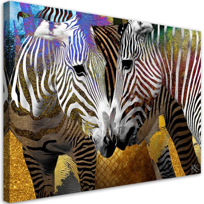 Obraz, Abstrakcyjne zebry zwierzęta img_1