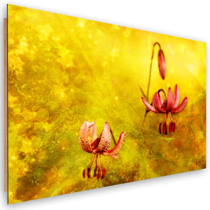 Obraz Deco Panel, Zwiędłe tulipany kwiaty img_1