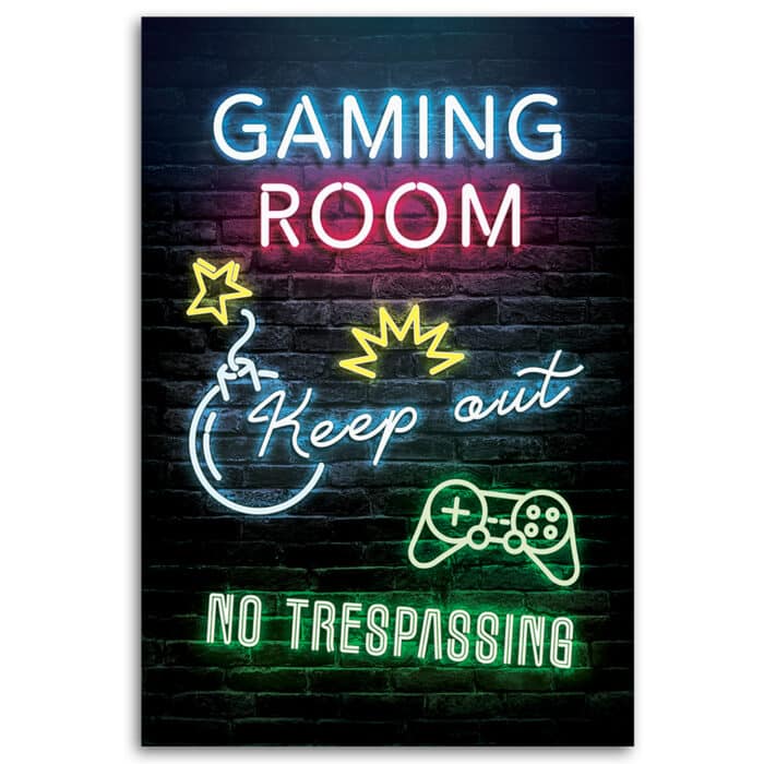 Obraz Deco Panel, Napis Pokój gracza gaming img_3